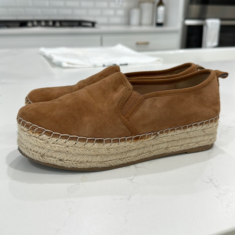 Brown Sam Edelman Platform Shoes - Cute, Comfy, Size 6.5